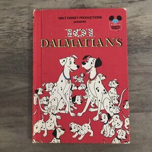 Vintage 1981 101 Dalmatians Disneys Wonderful World Of Reading Hardback Book